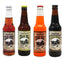 Death Valley soda variety pack — Black Cherry, Cream Soda, Orange Cream, and Root Beer 12 oz glass bottles