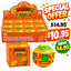 Burger Fidget Spinner Ball – 12-Piece Display Box