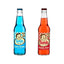 Goody Blue Pop soda glass bottles – Berry Cream and Bubble Gum flavors, 12 fl oz, retro label