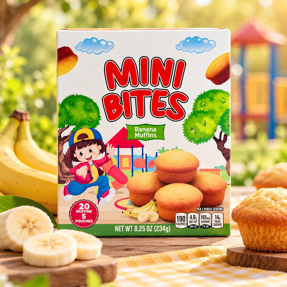 Good Goodies Mini Bites Muffins 20 Count