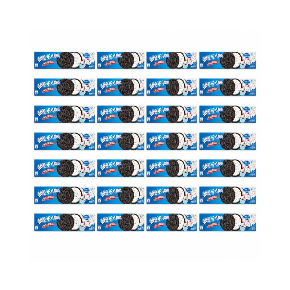Oreo China Import Cookies 97g | 7 Exotic Flavours 24 PACK — Matcha, Strawberry, Birthday Cake & More