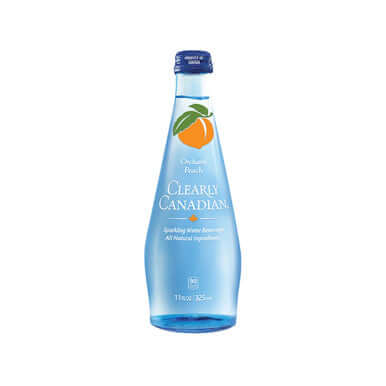 Clearly Canadian Sparkling Water Beverage 11oz Glass Bottle – Imported from Canada Secondary image