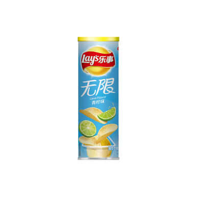 Chinese Lay's Stax Lime Flavor Stacked Potato Chips 90g imported from China