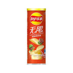 Chinese Lay's Stax Sizzled BBQ Flavor Stacked Potato Chips 90g imported from China