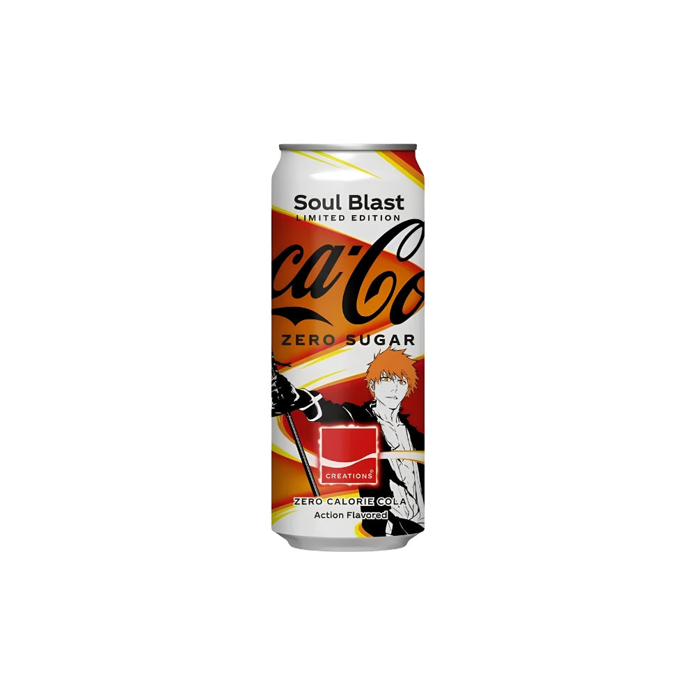 Coca-Cola Soul Blast Zero Sugar Bleach Limited Edition Can 500ml