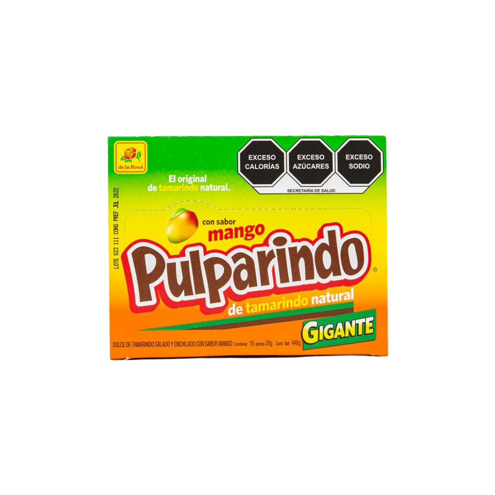 De La Rosa Pulparindo Tamarind Candy Variety Pack | Original, Watermelon, Extra Spicy & Mango Gigante Secondary image