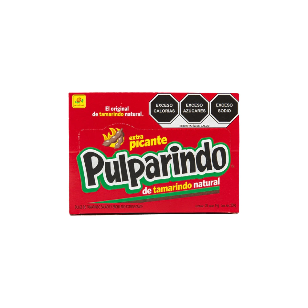 De La Rosa Pulparindo Tamarind Candy Variety Pack | Original, Watermelon, Extra Spicy & Mango Gigante