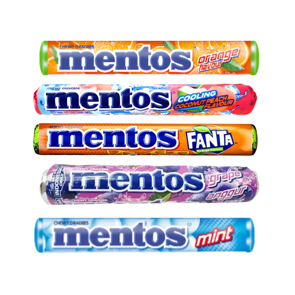 International Mentos Rolls Exotic Flavors | Imported