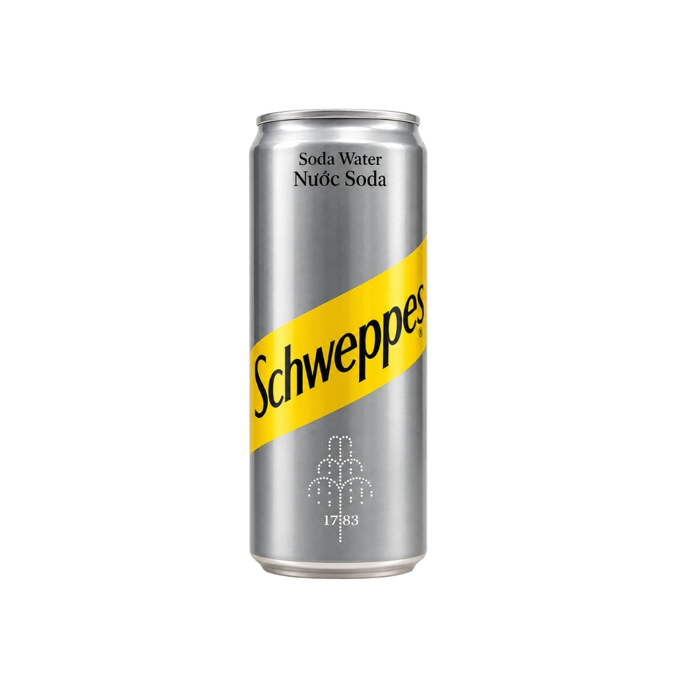 Schweppes 320 ml Can (Vietnam), 3 Drink Varieties