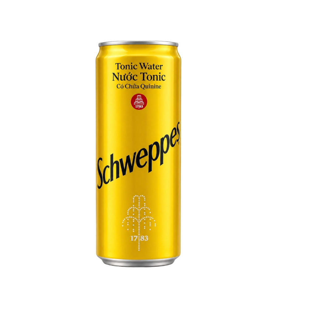 Schweppes 320 ml Can (Vietnam), 3 Drink Varieties