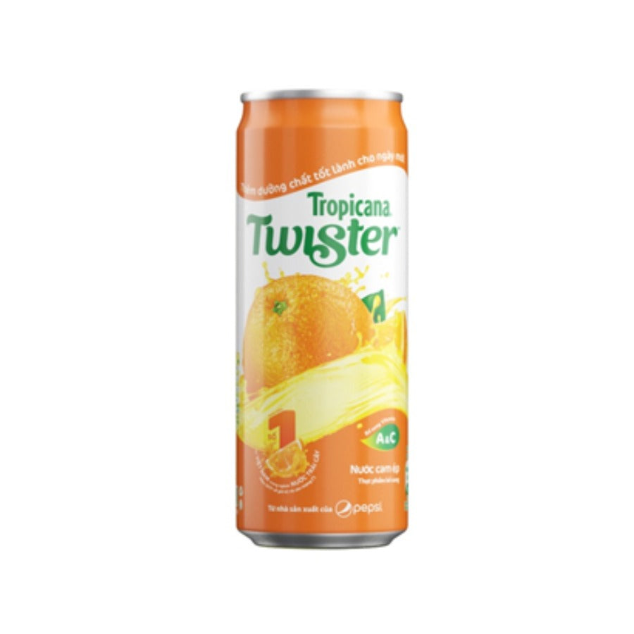 Tropicana Twister Orange Juice Drink 320ml Can | Exotic Import from Vietnam Main image