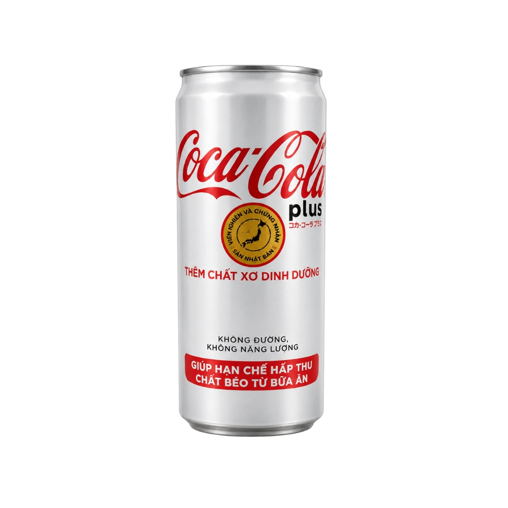 Coca-Cola Plus 320 ml Can (Vietnam)