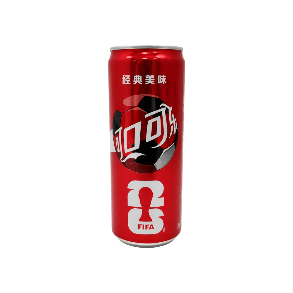 Coca-Cola Classic FIFA Edition 330ml Slim Can — China Import Main image