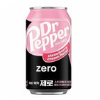 Korean Dr Pepper Variety Pack – Original, Zero Sugar & Strawberry Cream Zero (3 Cans)
