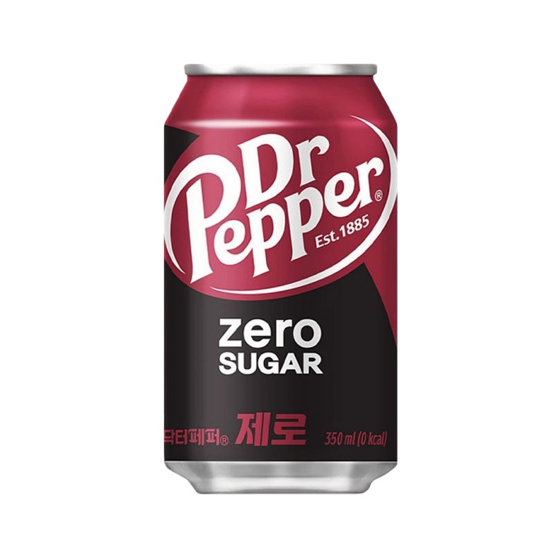 Korean Dr Pepper Variety Pack – Original, Zero Sugar & Strawberry Cream Zero (3 Cans)