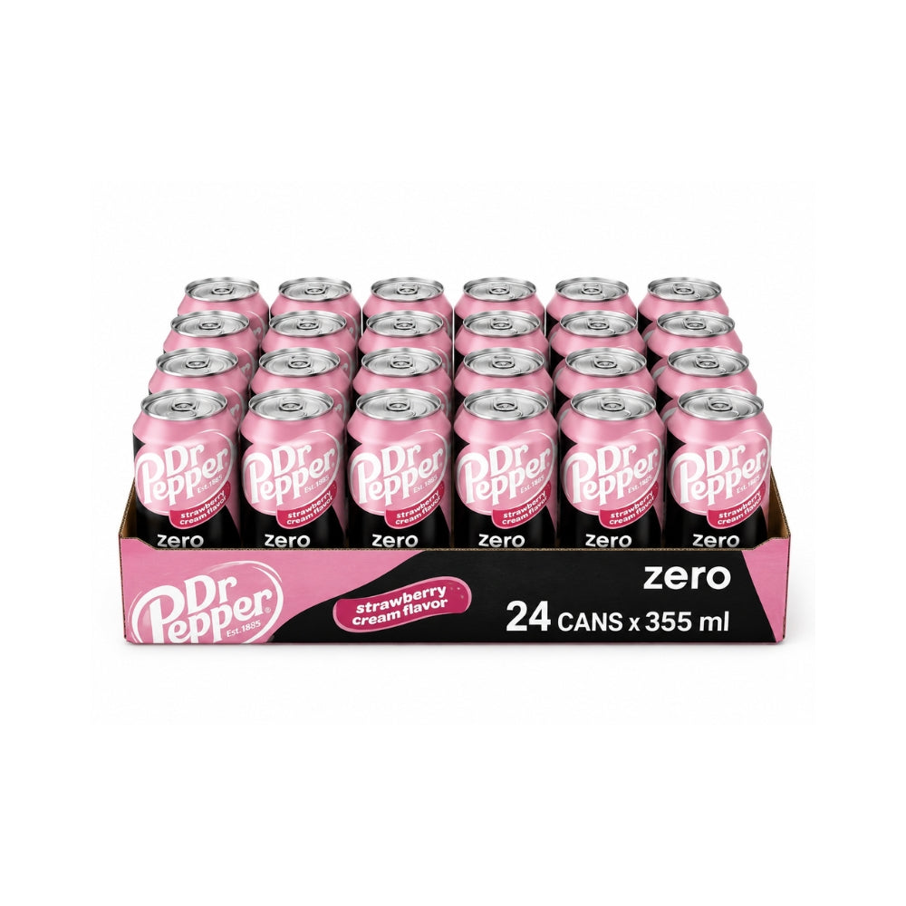 Dr Pepper Korea 355ml Cans – 24-Pack Tray