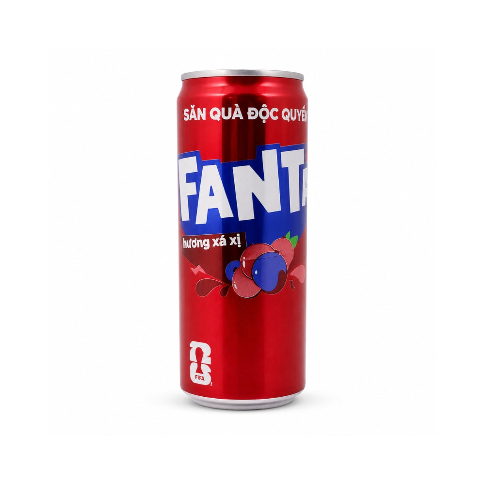 Fanta Asia FIFA Edition Soda Cans — Cherry, Orange & Grape Variety Set (330ml × 3) Secondary image