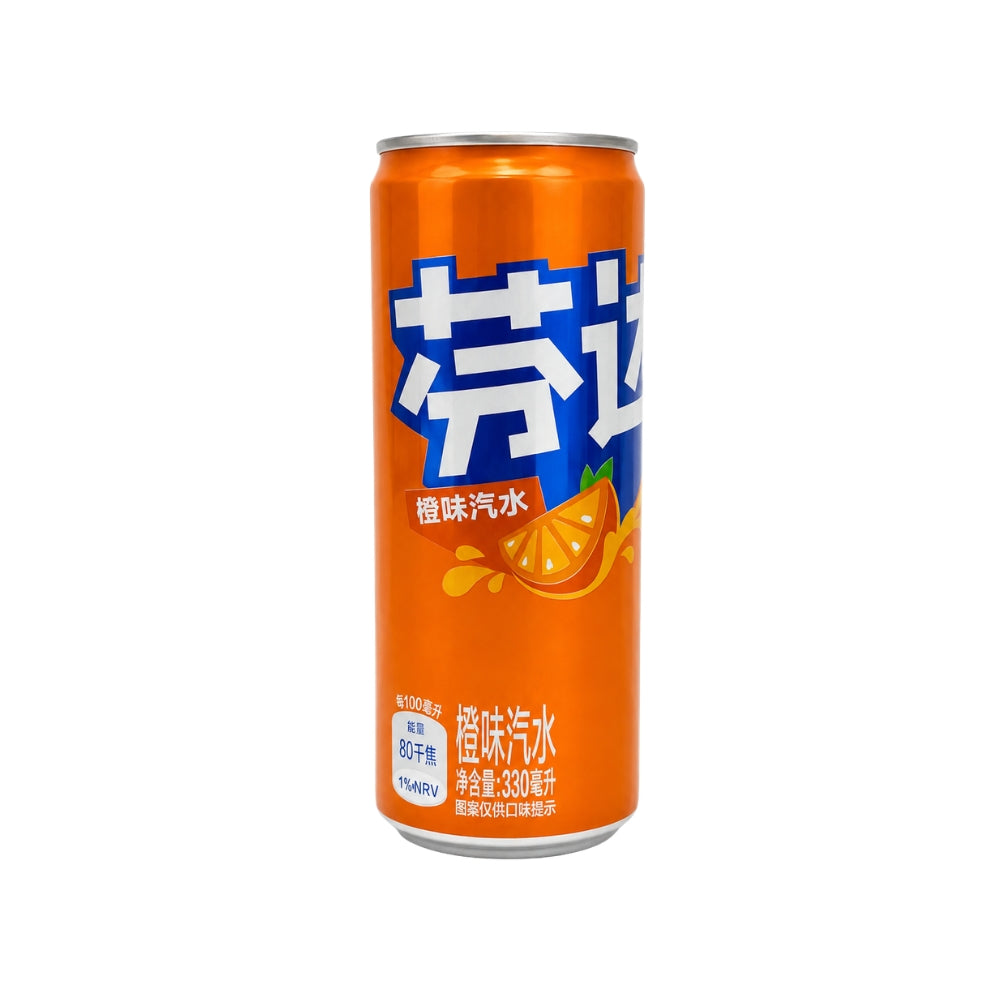 Fanta Asia FIFA Edition Soda Cans — Cherry, Orange & Grape Variety Set (330ml × 3)