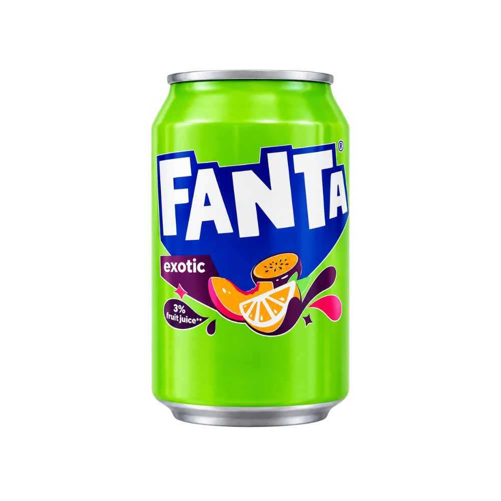 Fanta Exotic Soda 330 mL Can (Germany) Main image