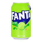 Fanta Korean Import Soda Cans – 5-Flavor Variety Pack | Pineapple Zero, Peach Zero, Melon, Grape Zero & Grape | 350ml Each