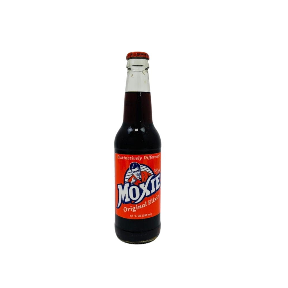 Moxie Original Elixir Soda – 12 oz Glass Bottle