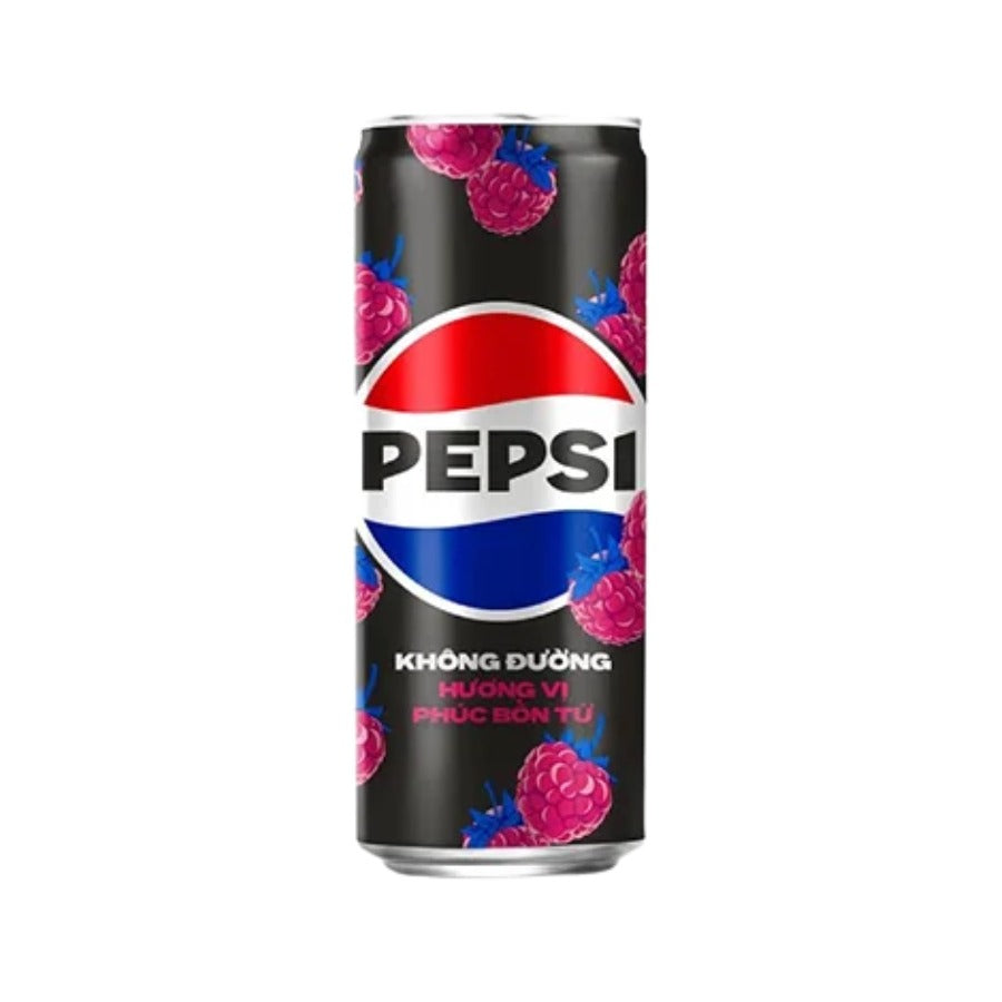 Pepsi Zero Sugar Raspberry Vietnam 320ml Can