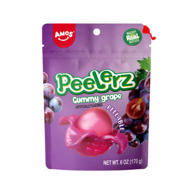Amos Peelerz Peelable Gummy Candy 6oz / 170g – TikTok Viral Fruit Gummies