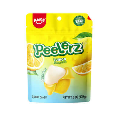 Amos Peelerz Peelable Gummy Candy 6oz / 170g – TikTok Viral Fruit Gummies
