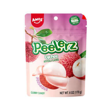 Amos Peelerz Peelable Gummy Candy 6oz / 170g – TikTok Viral Fruit Gummies