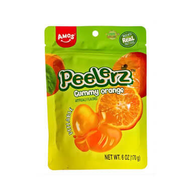 Amos Peelerz Peelable Gummy Candy 6oz / 170g – TikTok Viral Fruit Gummies