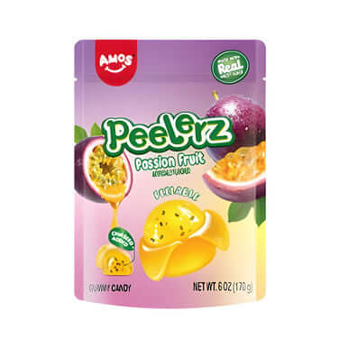 Amos Peelerz Peelable Gummy Candy 6oz / 170g – TikTok Viral Fruit Gummies