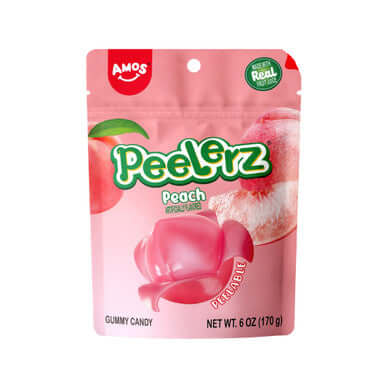 Amos Peelerz Peelable Gummy Candy 6oz / 170g – TikTok Viral Fruit Gummies