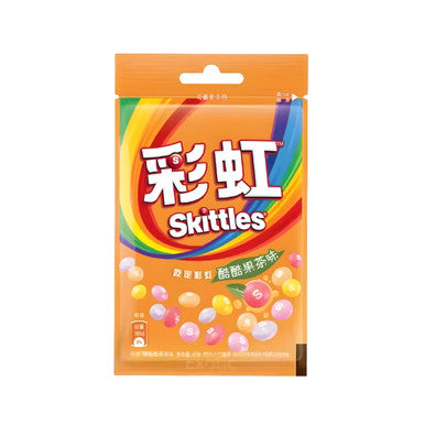 Chinese Skittles Fruity Tea Flavor 40g – 彩虹 China Exclusive Imported Candy Bag Main image