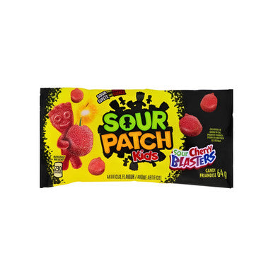 Canadian Sour Patch Kids Sour Cherry Blasters 64g – Canada Exclusive Imported Sour Candy Main image