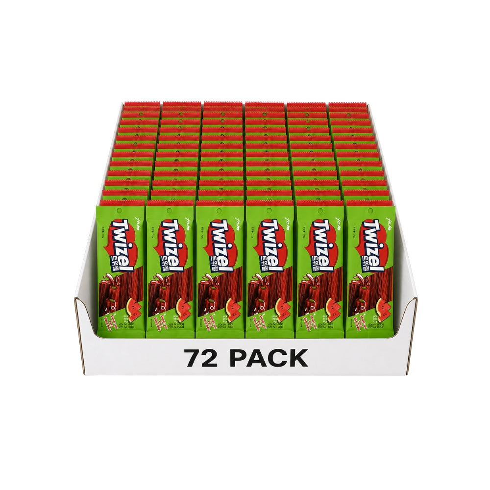 Twizel Sweet & Sour Filled Jelly Sticks 72-Pack | Korean Candy Bulk Bundle