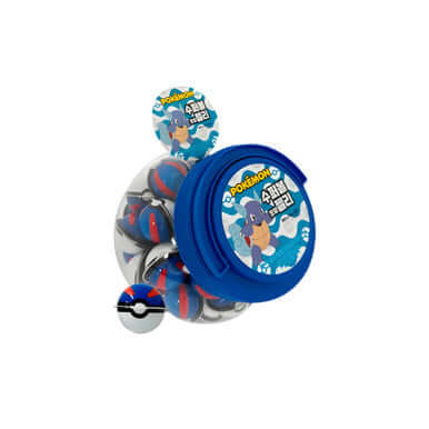Korean Pokémon Super Ball Jelly Candy Display Jar 50pc – Blastoise Edition Imported from Korea Main image