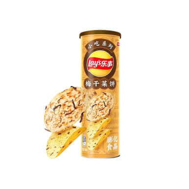Chinese Lay's Vegetable Pancake Chips Can 90g – Mei Gan Cai Imported from China