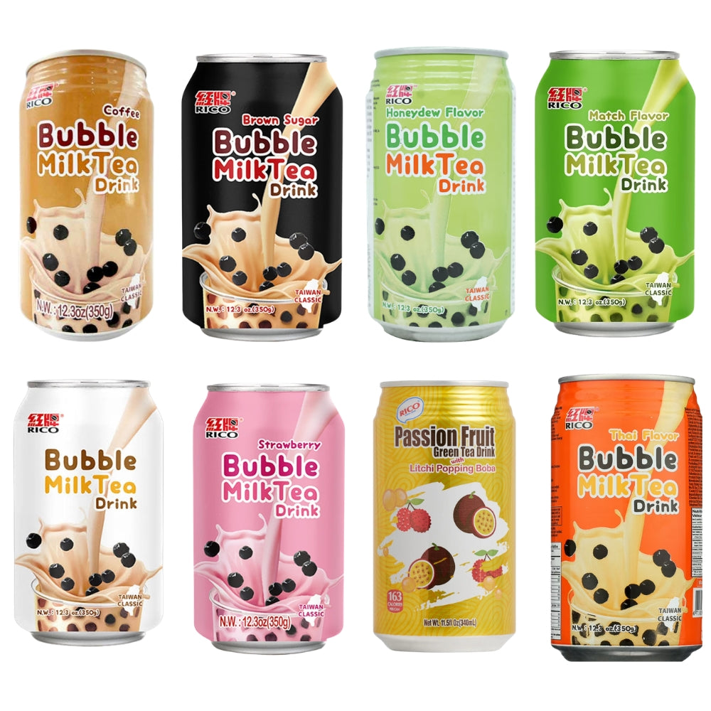 RICO Coffee Bubble Milk Tea Drink – 12.3 oz Can Main image
