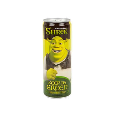DreamWorks Shrek Keep It Green Lemon Lime Elixir 12oz – Official Licensed Collectible Can