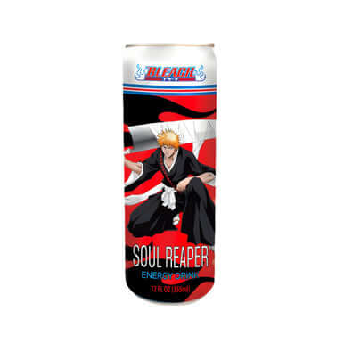 Bleach Anime Ichigo Soul Reaper Energy Drink 12oz – Official Licensed Collectible Can Main image