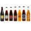 Boylan Bottling Co. cane sugar soda variety pack — 7 flavors in 12 oz embossed glass bottles including Birch Beer, Black Cherry, and Cane Cola