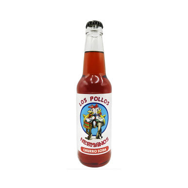 Breaking Bad Los Pollos Hermanos Churro Soda 12oz Glass Bottle – Official Licensed Collectible Main image