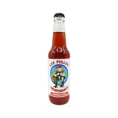  Breaking Bad Los Pollos Hermanos Churro Soda 12oz Glass Bottle – Official Licensed Collectible