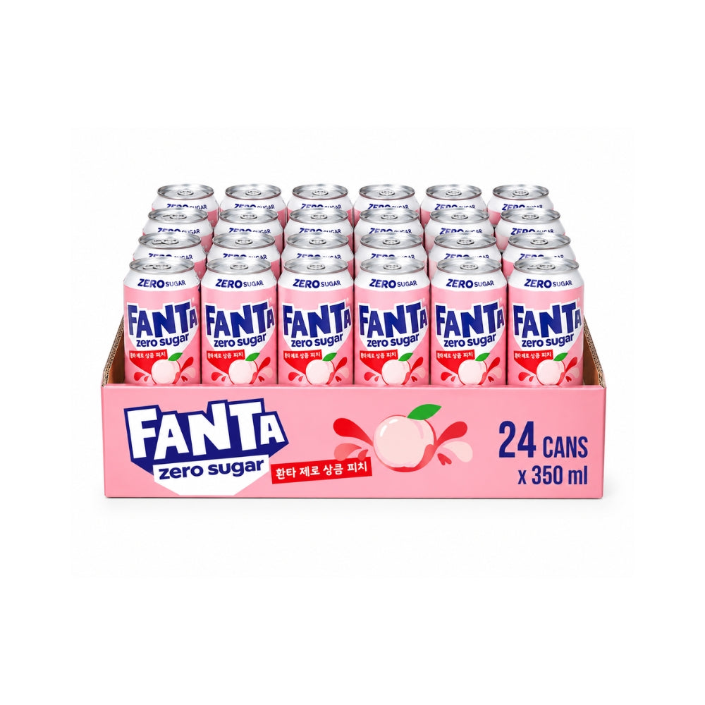 Fanta Korean Import Soda 350ml Cans (24-Pack)