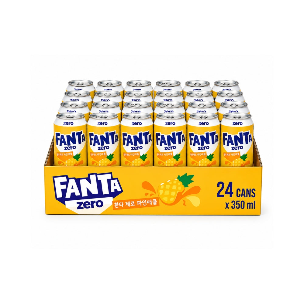 Fanta Korean Import Soda 350ml Cans (24-Pack)