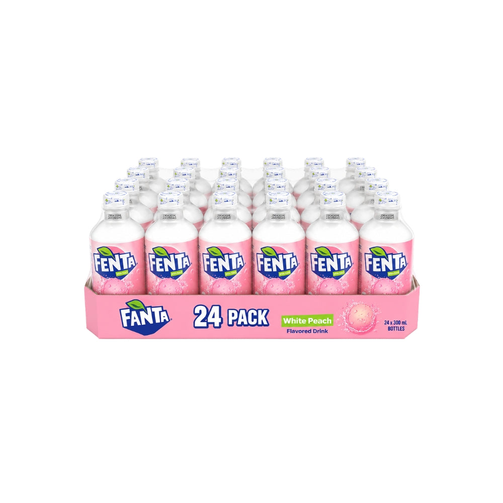 Fanta White Peach Japan 300ml Bottles — 24-Pack