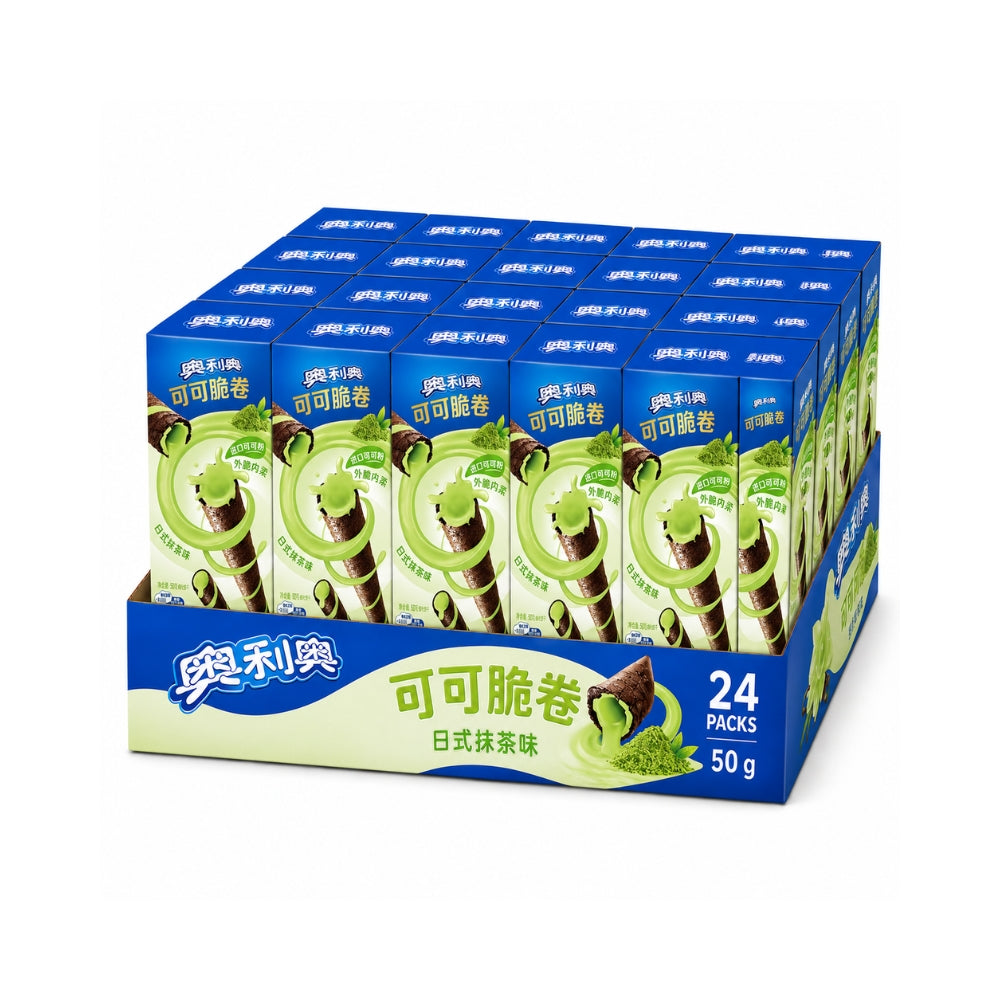 Oreo Cocoa Crispy Roll | Chocolate, Matcha & Vanilla | 24 x 50g