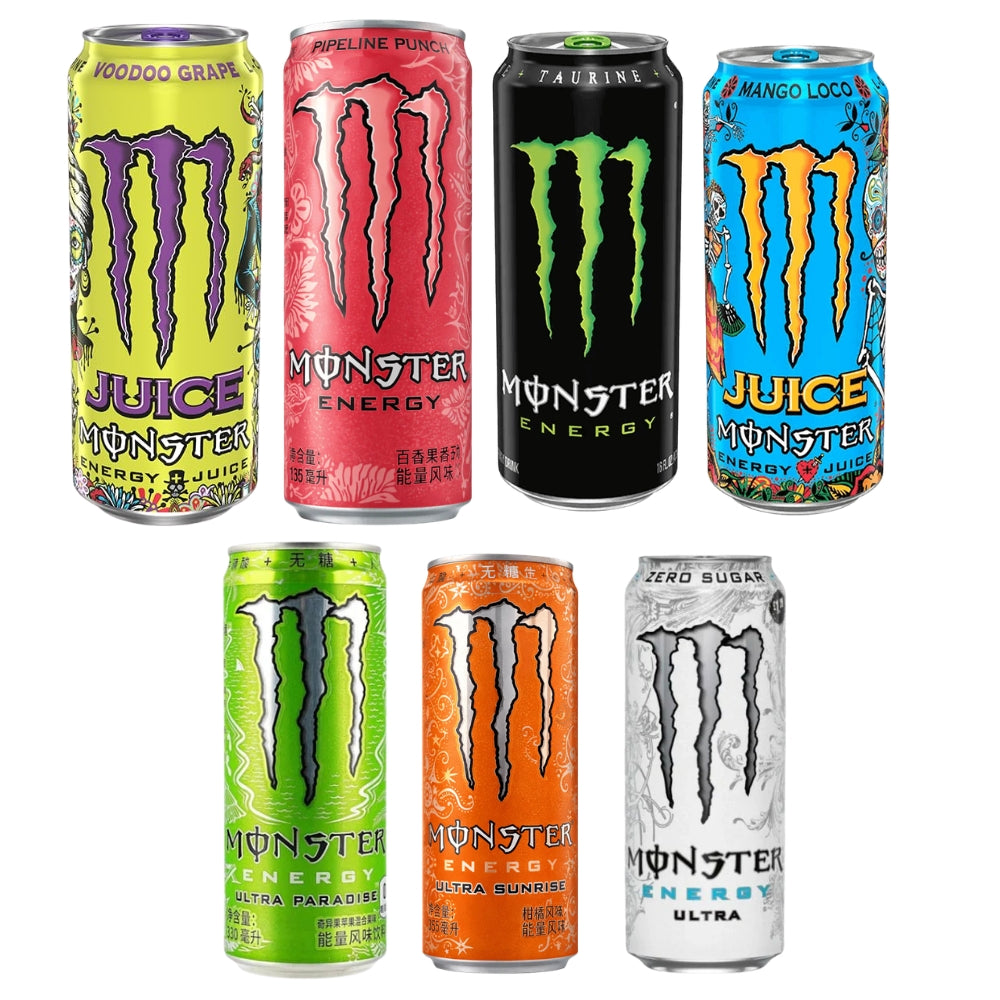 Monster Energy Drink — Assorted Flavors 330ml