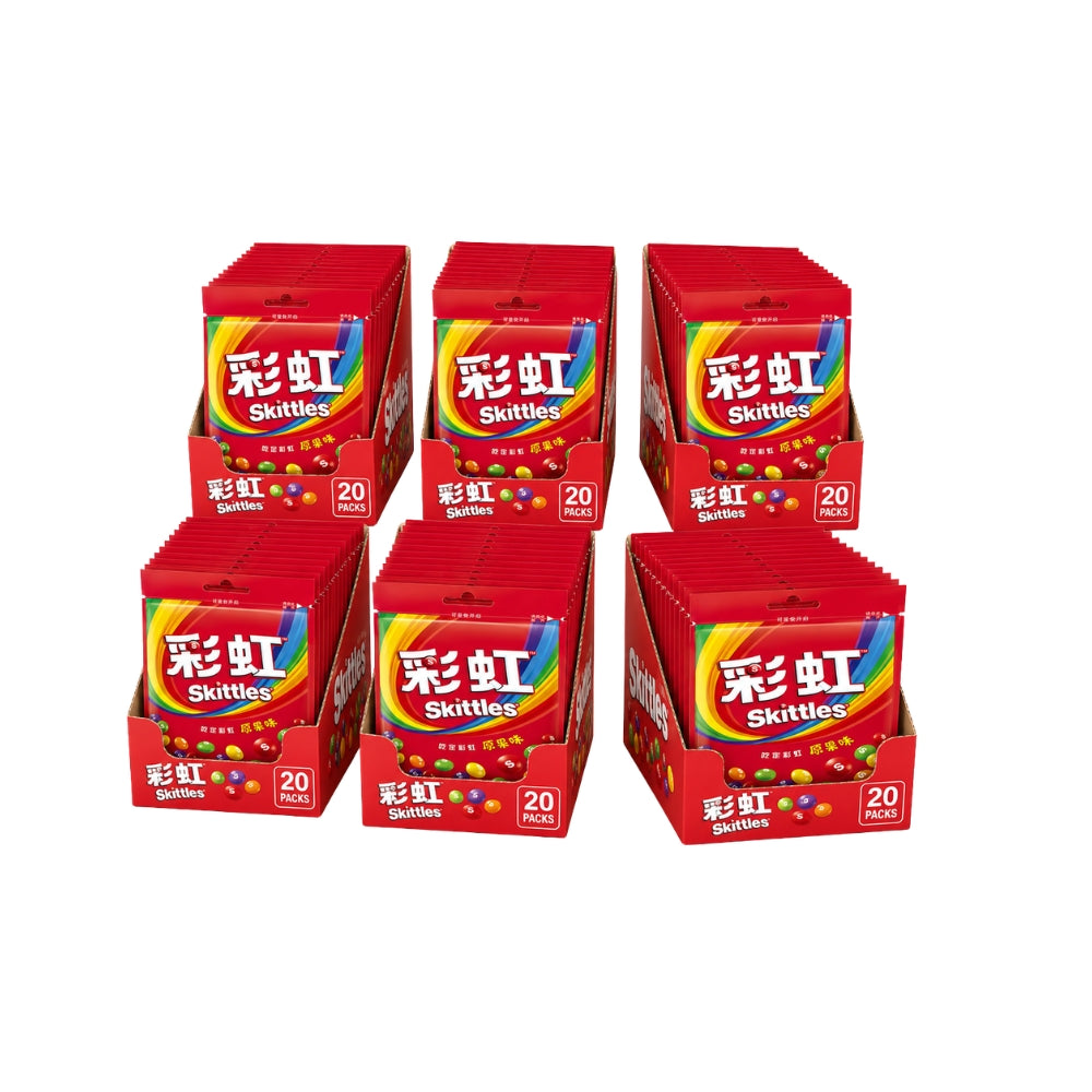 Skittles Chinese Import Candy — 4-Flavor Display Box (120 x 40g)
