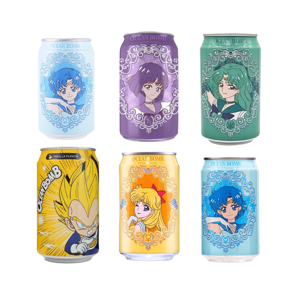 Ocean Bomb Flavored Sparkling Water 330ml – Anime Collector Can Main image